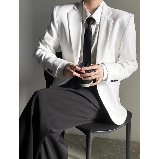 Casual Minimalist Womens Blazer